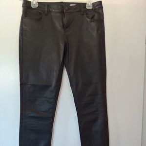 ZARA Black leather pants